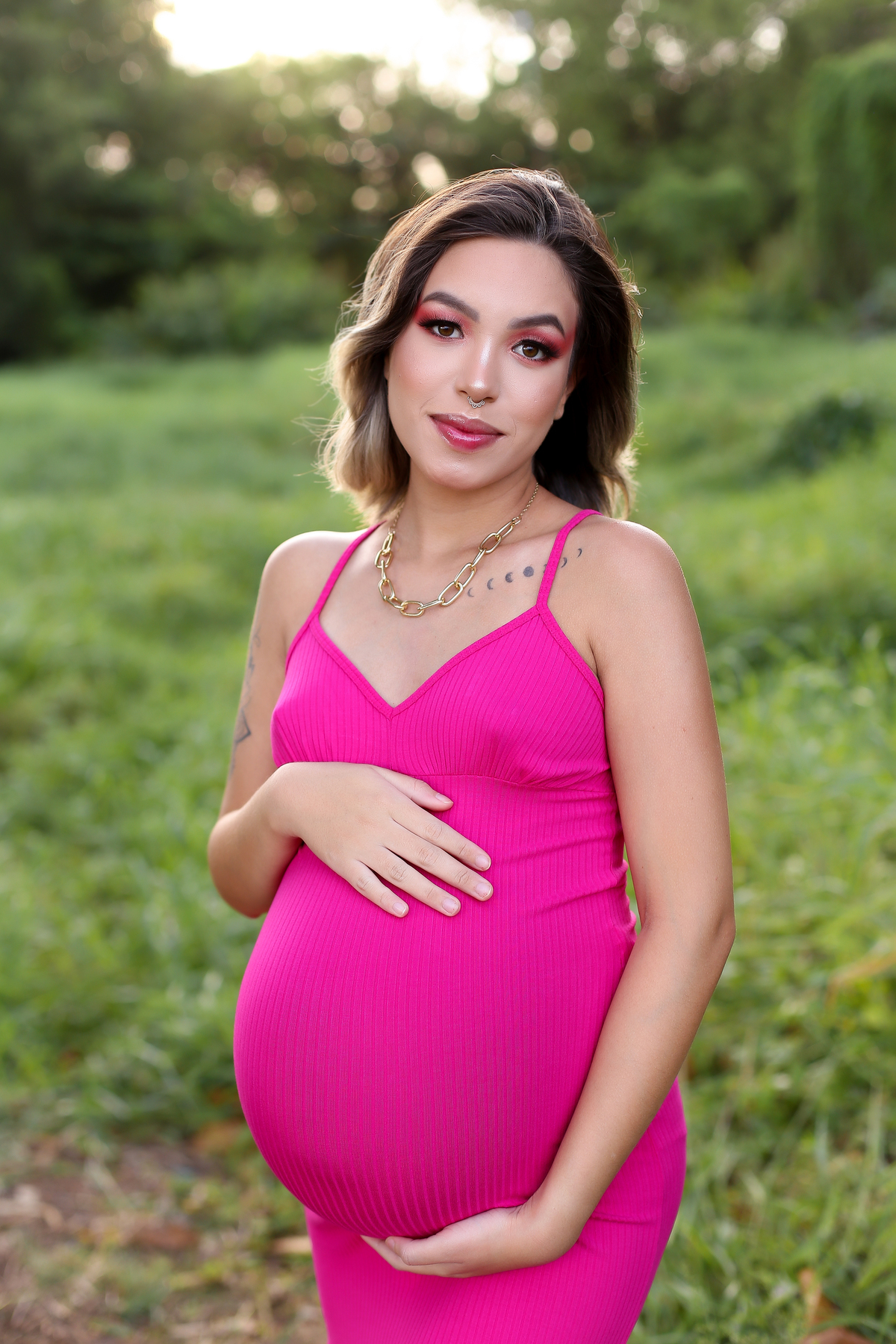 Ensaio gestante externo