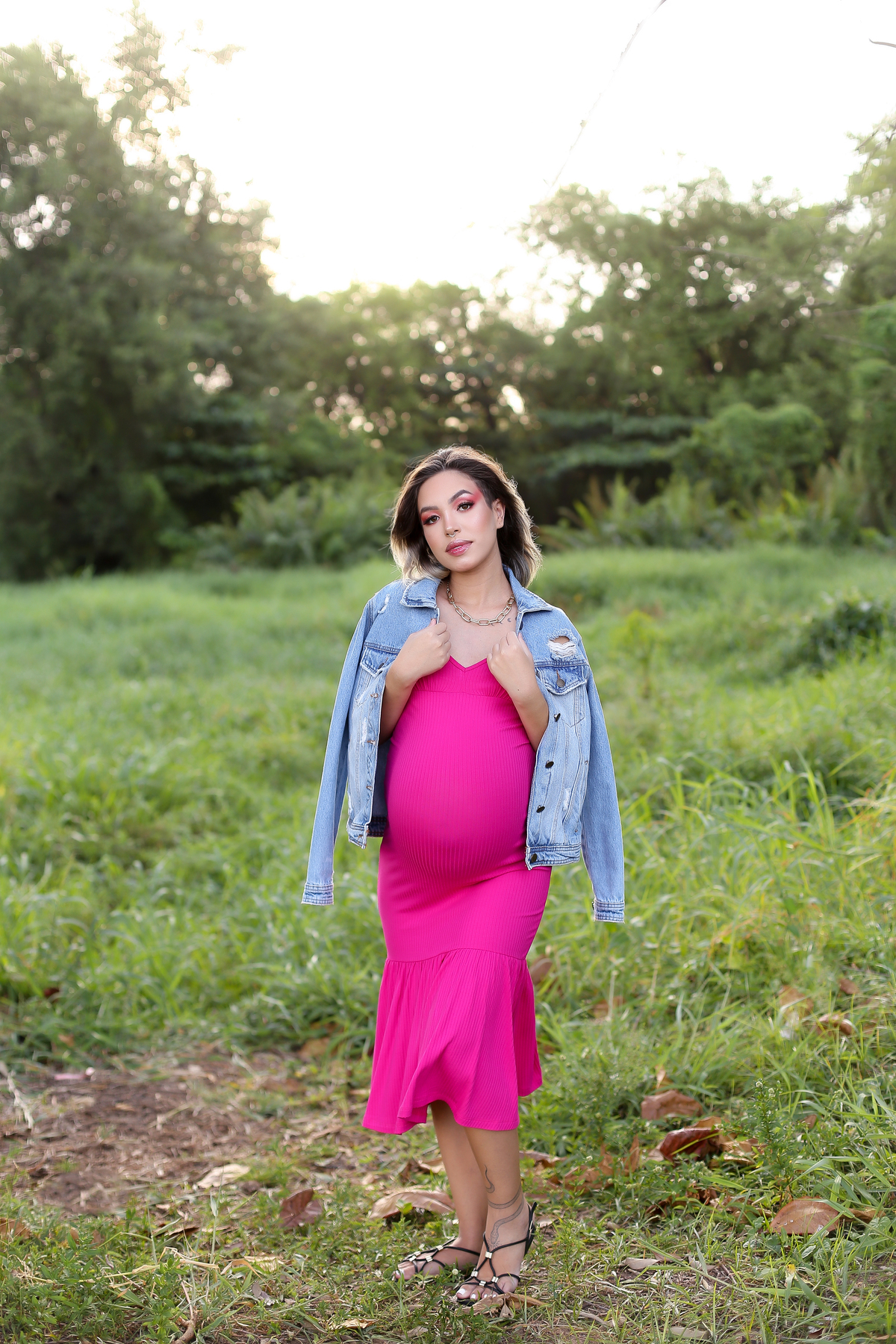 Ensaio gestante externo