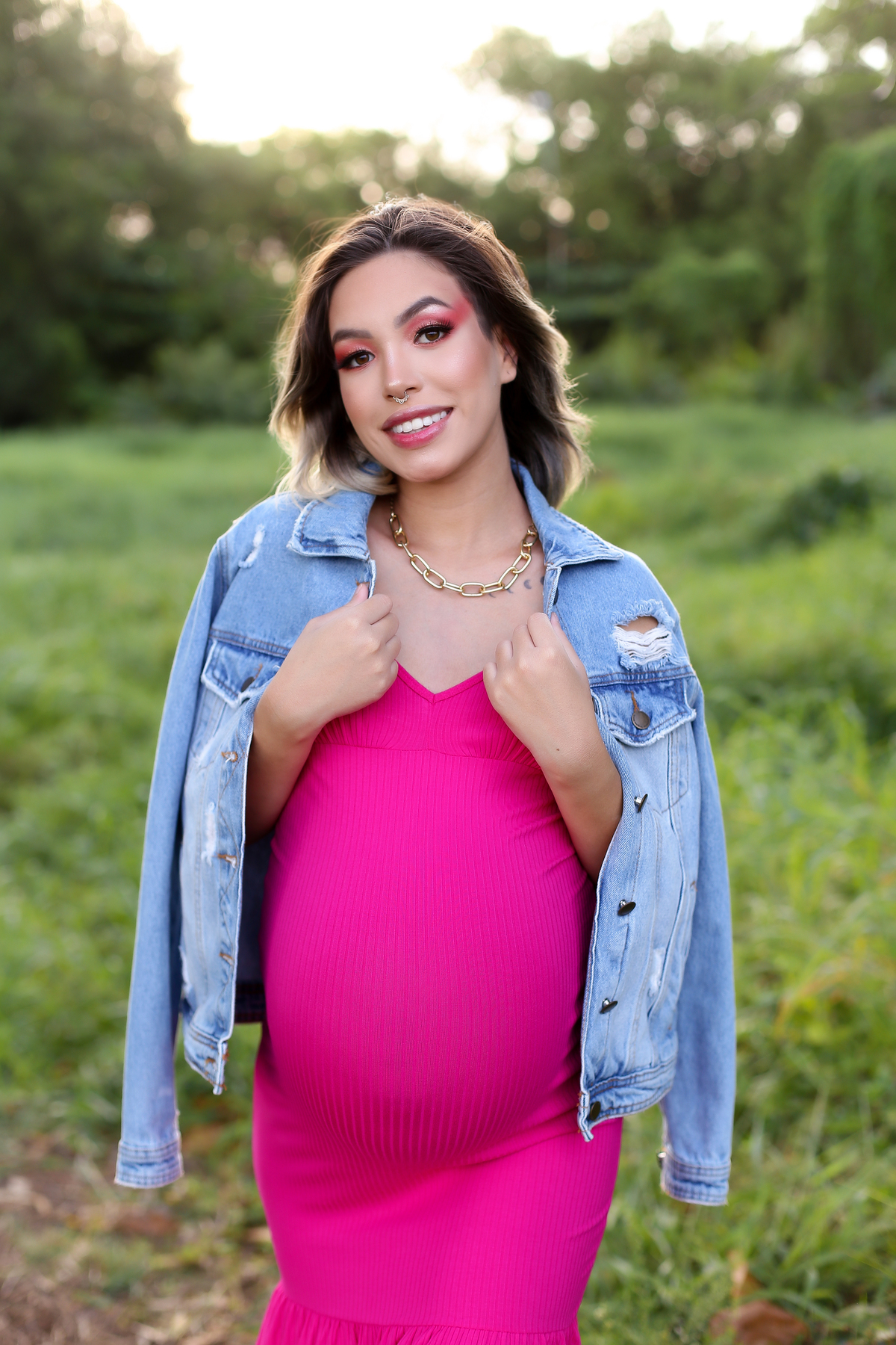 Ensaio gestante externo