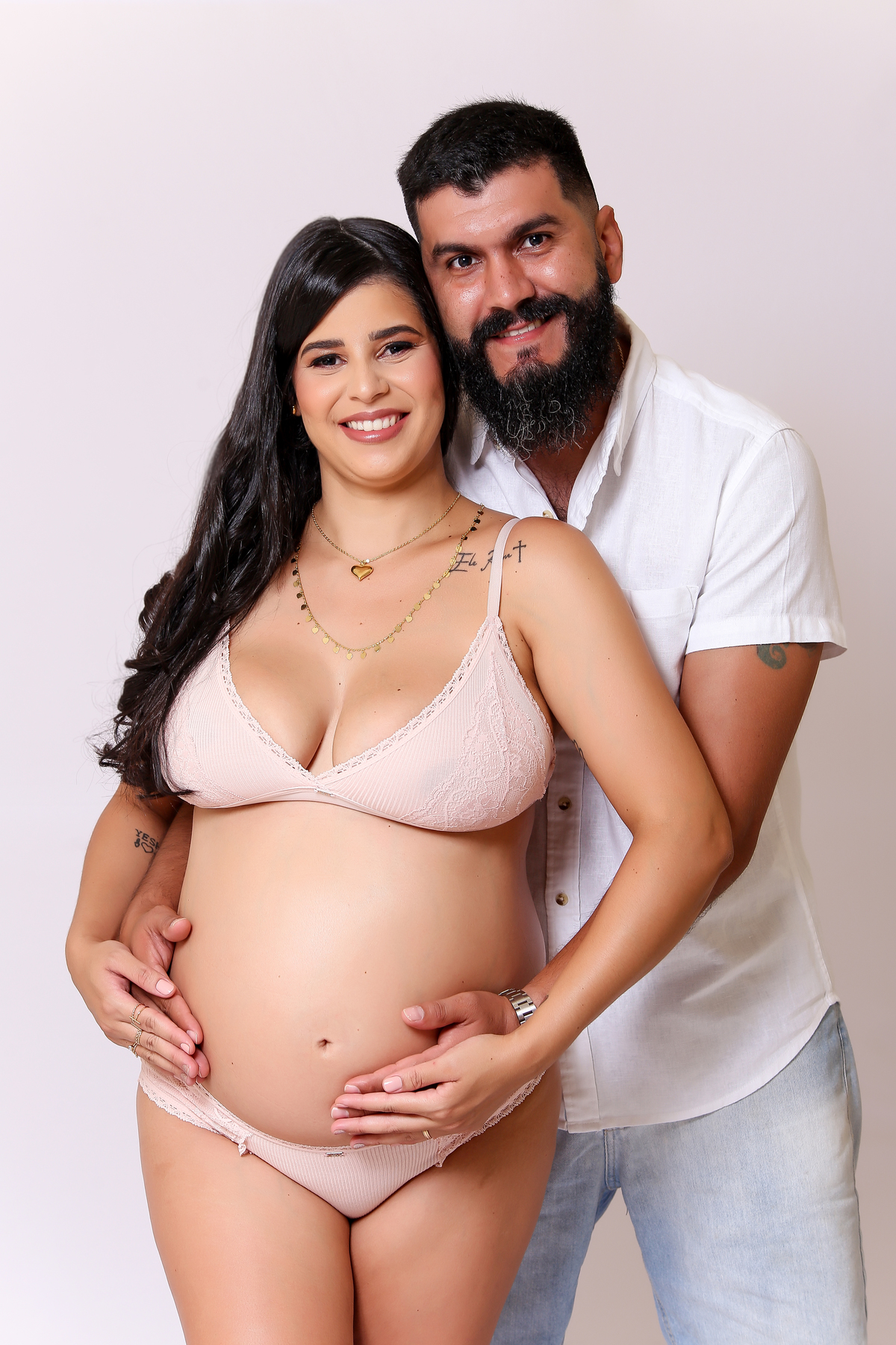 Ensaio gestante em studio