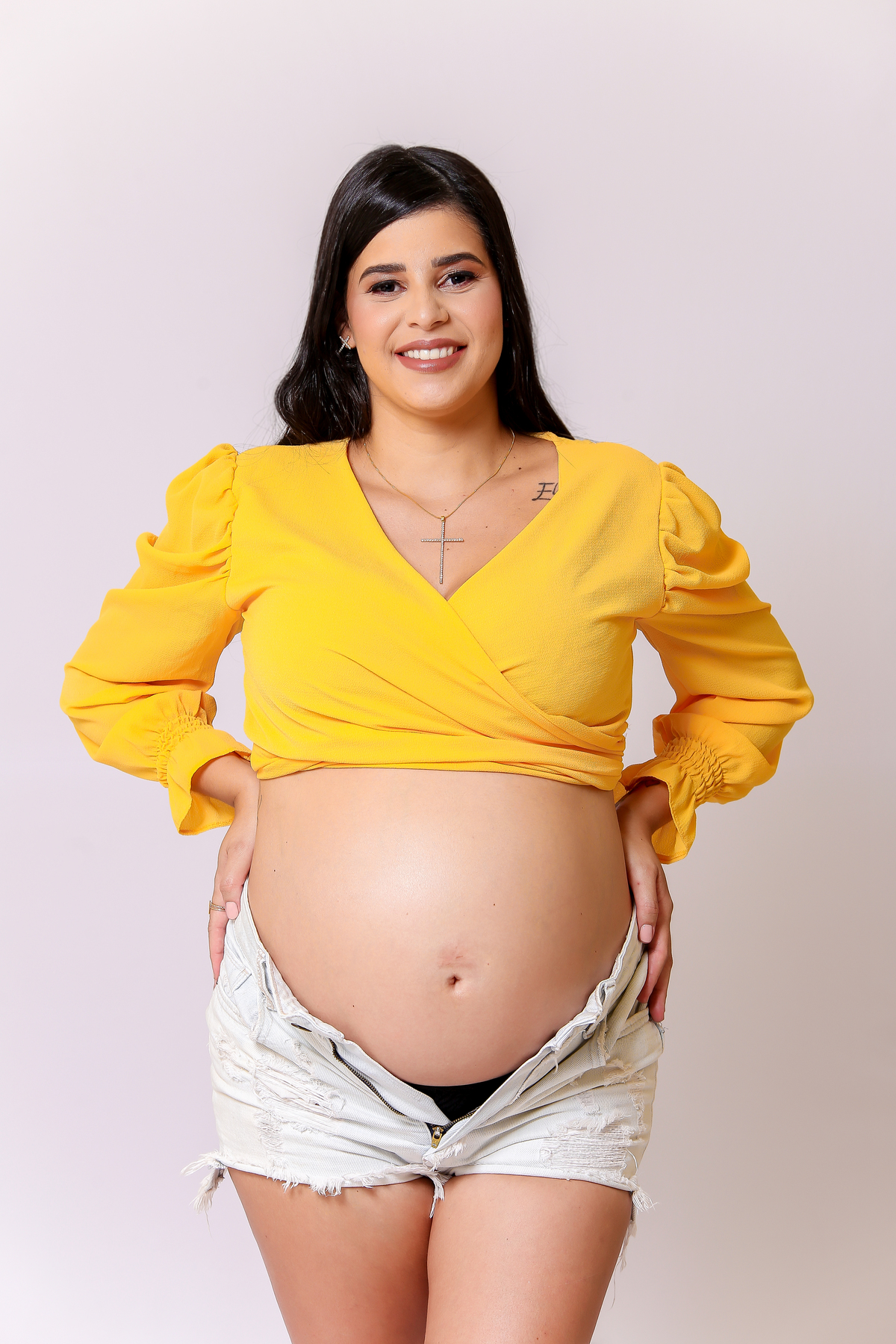 Ensaio gestante em studio