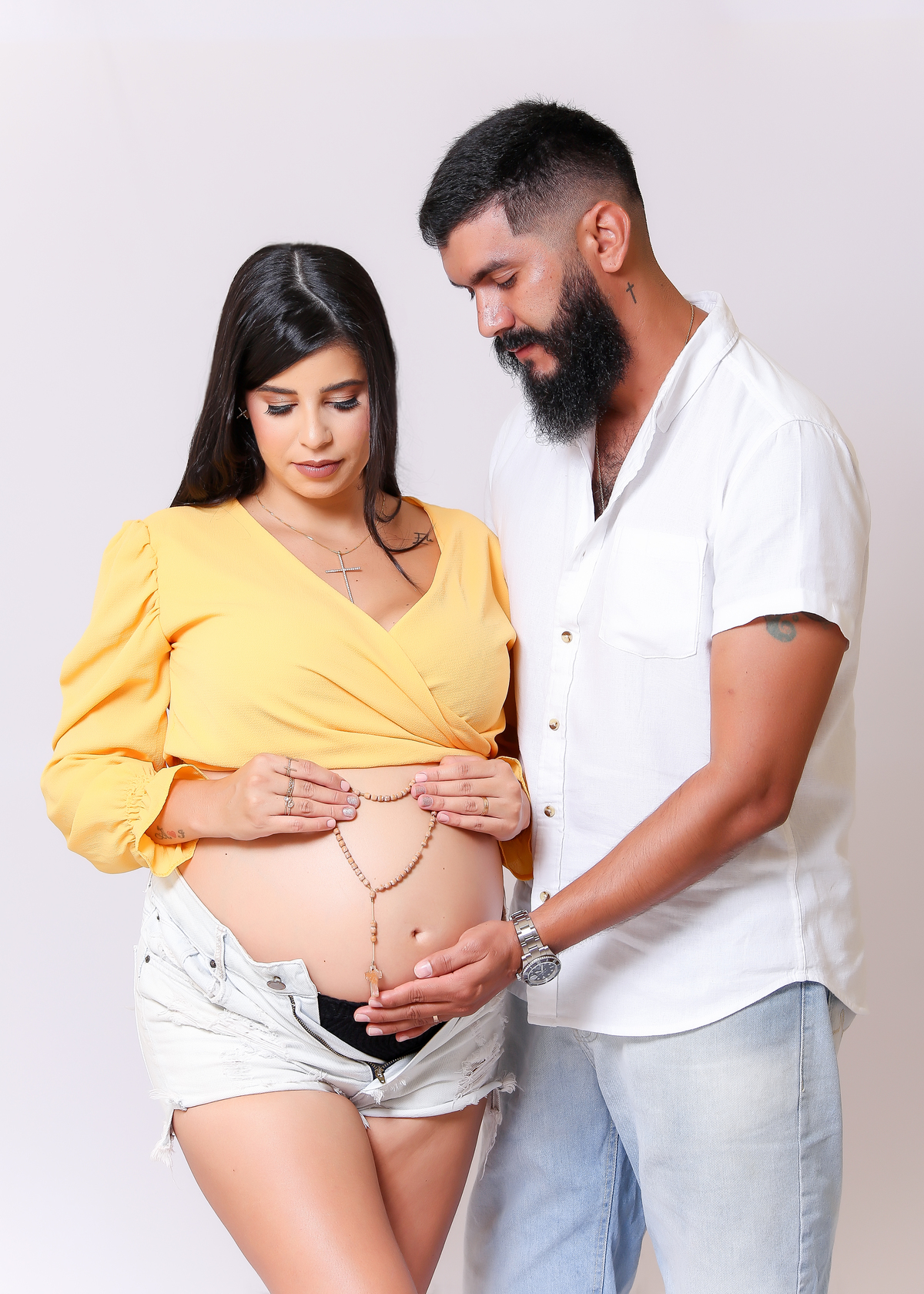 Ensaio gestante em studio