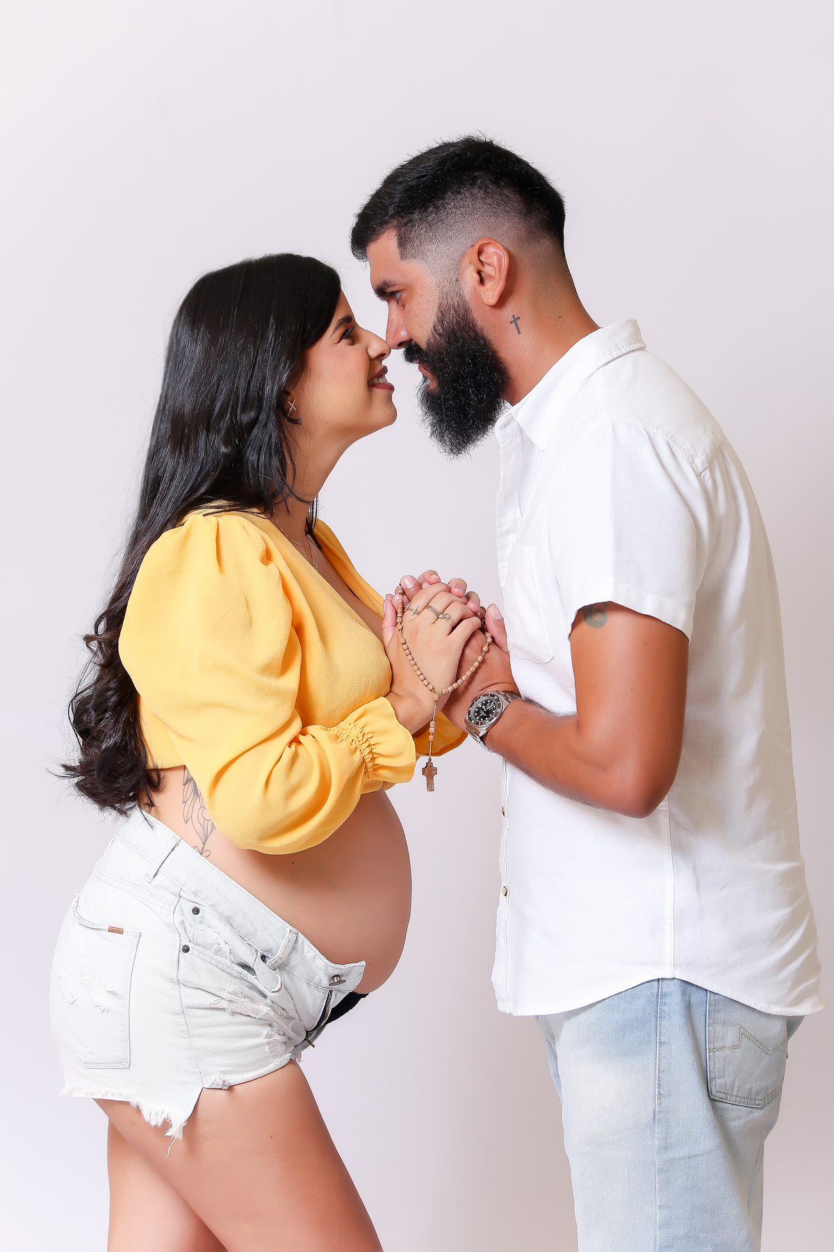 Ensaio gestante em studio