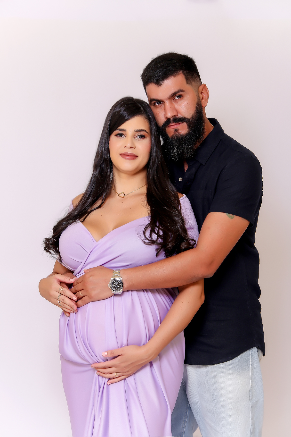 Ensaio gestante em studio