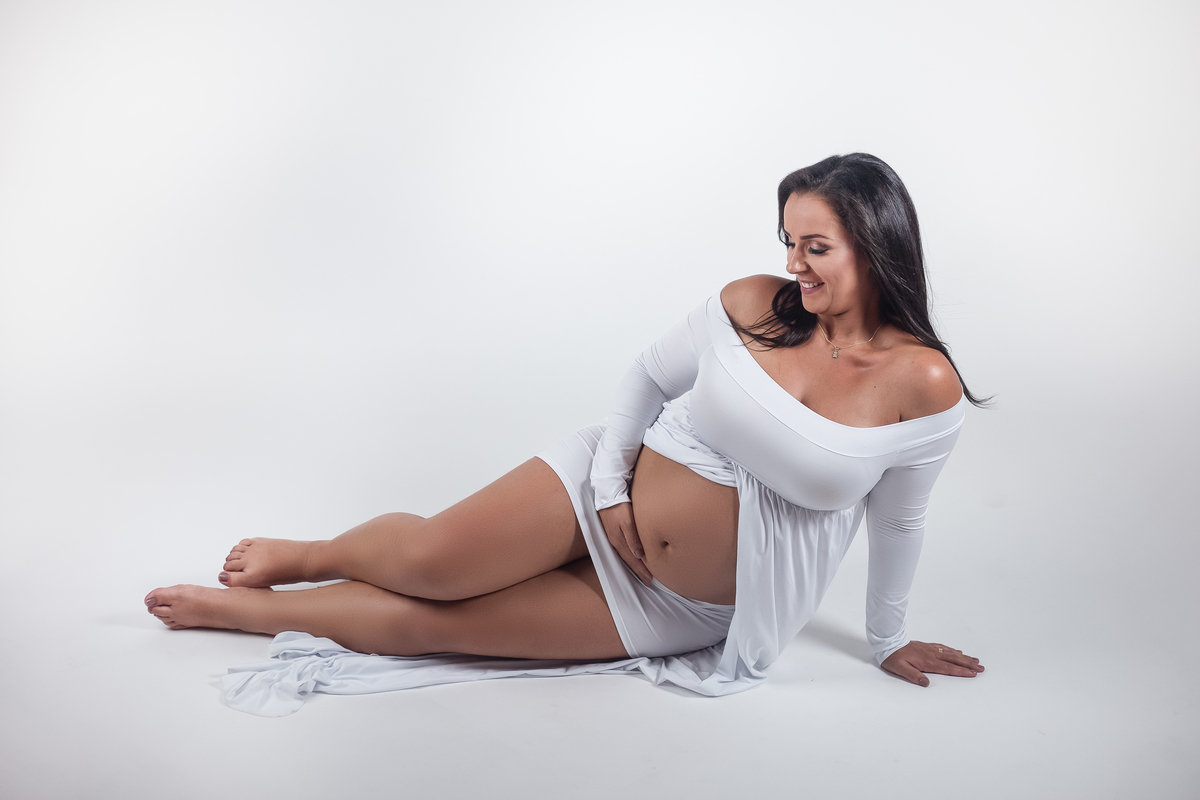 Ensaio Gestante - Estúdio