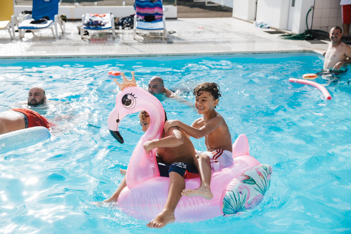 festa na piscina aloura açores