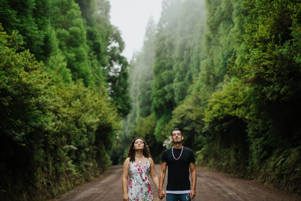 nature couple in são miguel azores 