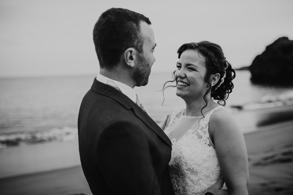 noivos na praia da vinha da areia