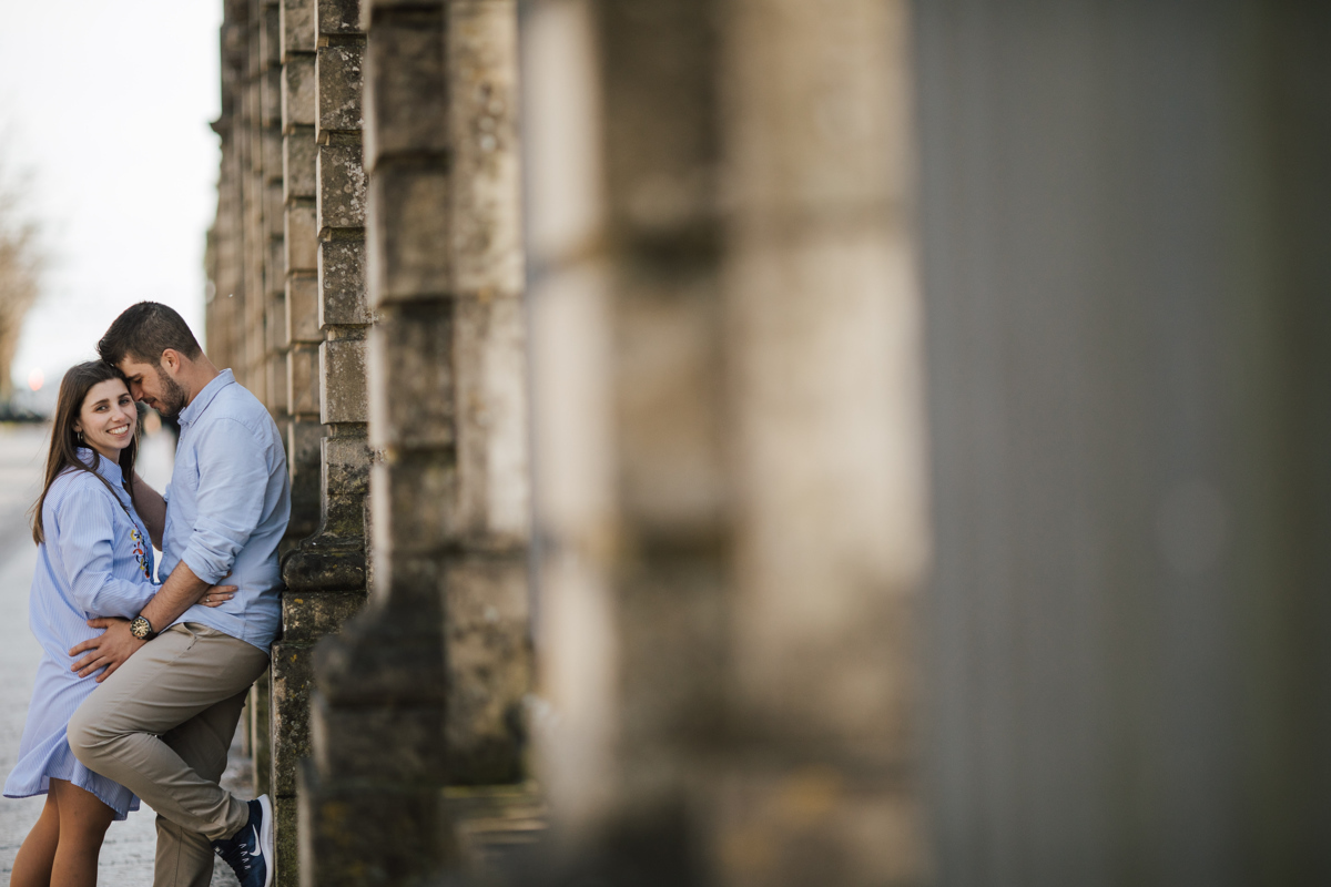 namorando nos arcos de Coimbra