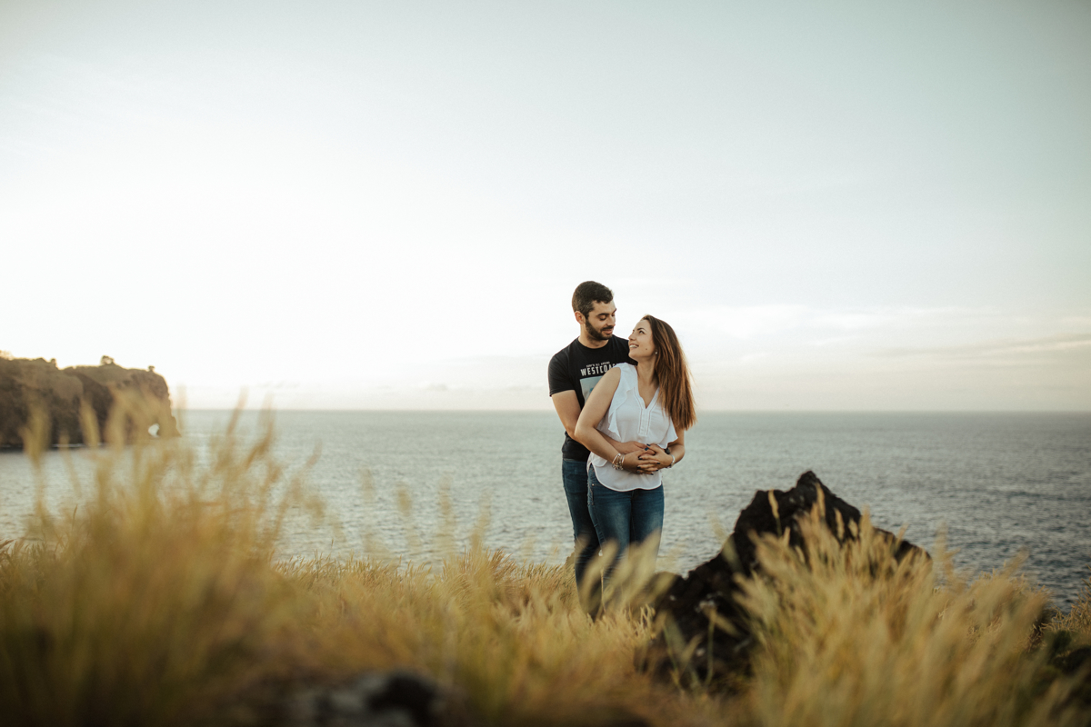 casal apaixonado nos açores são miguel 