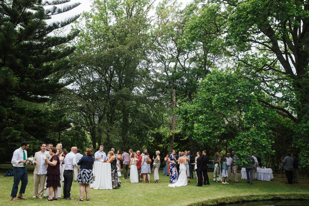 cocktail no casamento açores