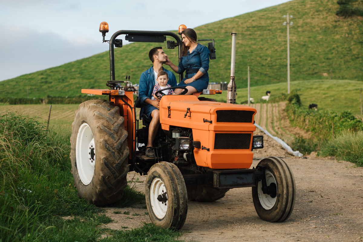 familia de agricultores nos açores