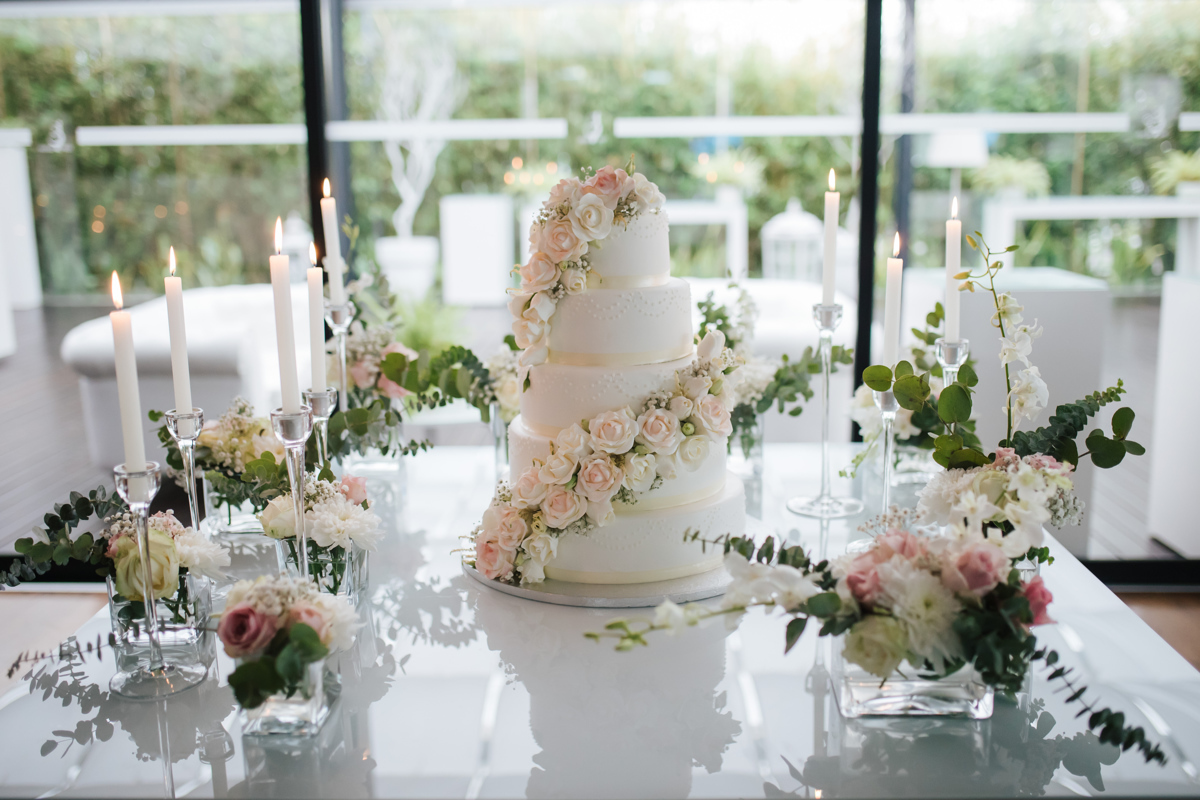 bolo de casamento no espaço quinta 