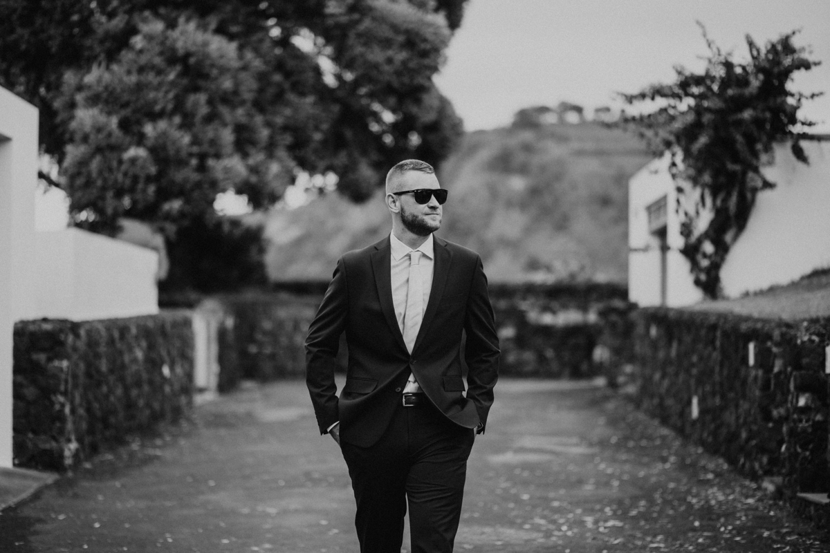 noivo preparado para se casar 