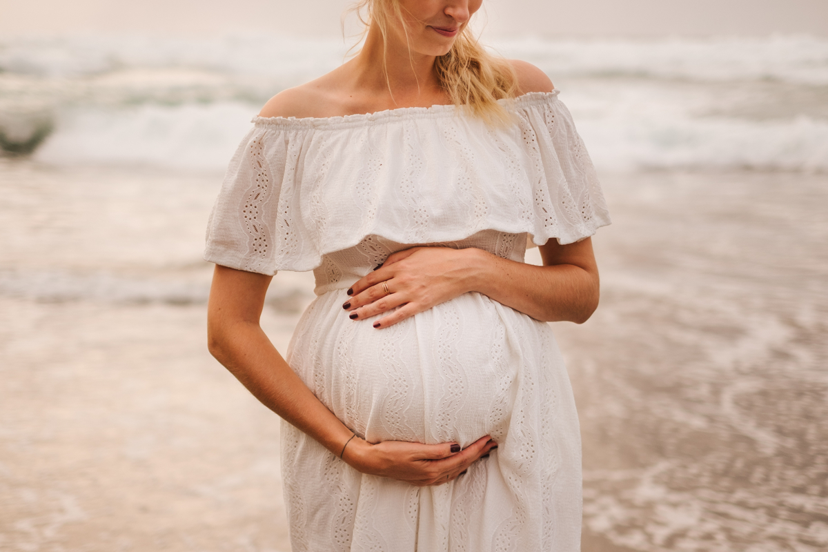 a barriga de grávida